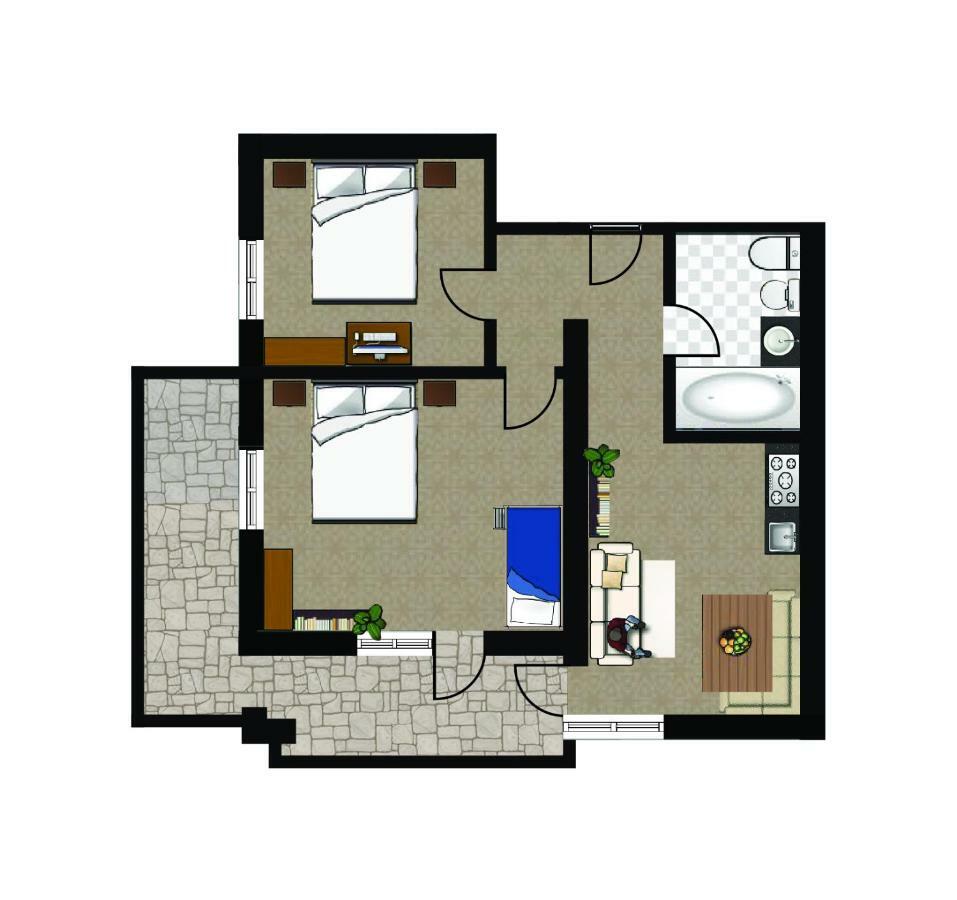 Apartments Fiordalisi Кольфоско Екстер'єр фото
